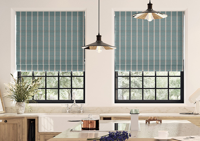 Applecross, Glacier - Twist&Fit Roman Blind - Image 3